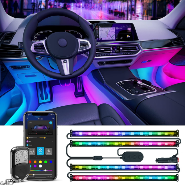 Luces LED para auto RGBIC Underglow Govee con Bluetooth