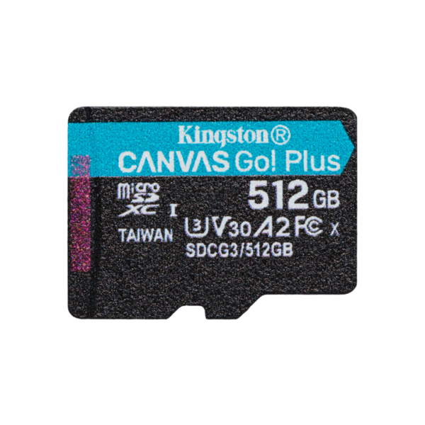 La Tarjeta Micro SD Kingston Canvas Go! Plus es la opción perfecta para aquellos que buscan velocidad y fiabilidad en el almacenamiento, ideal para cámaras, drones, smartphones, y consolas de videojuegos.