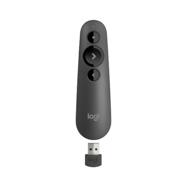 El Logitech R500s es un puntero para presentaciones diseñado para ofrecer simplicidad y control total durante tus exposiciones.