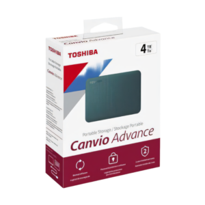 l Toshiba Canvio Advance es una solución de almacenamiento portátil perfecta para guardar grandes cantidades de archivos, fotos, videos y mucho más.