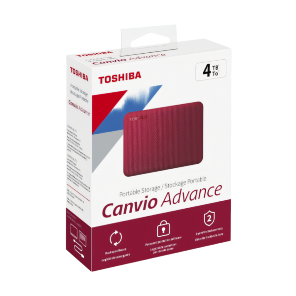 l Toshiba Canvio Advance es una solución de almacenamiento portátil perfecta para guardar grandes cantidades de archivos, fotos, videos y mucho más.