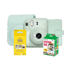 Combo Instax Mini 12 FunBoard – Verde Menta